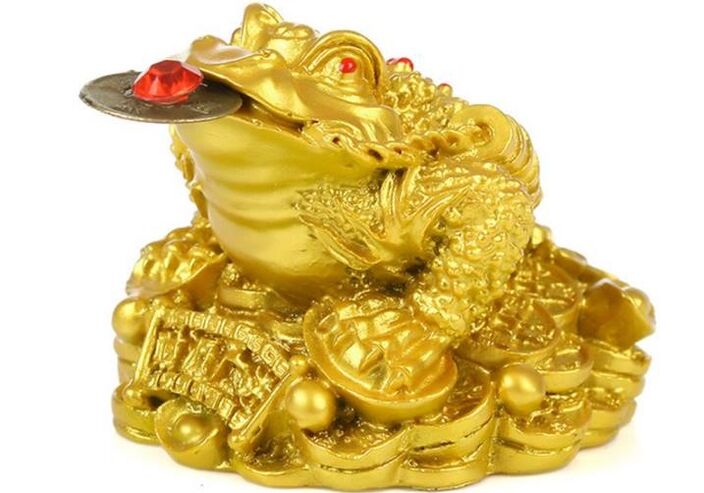 Chinese frog as a good luck amulet