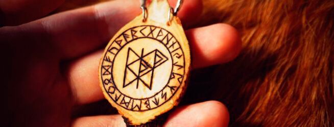 runes on the amulet of good luck