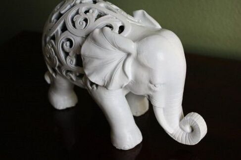 figurine of an elephant as a good luck amulet